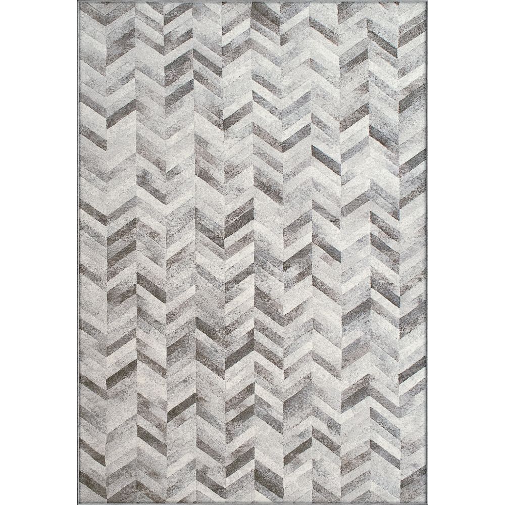 Dynamic Rugs 63226-4343 Eclipse 2 Ft. X 3.11 Ft. Rectangle Rug in Silver